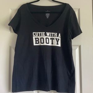 Torrid V neck Graphic T size 0 (12)